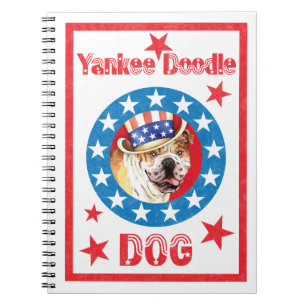 Patriotic Bulldog Notitieboek