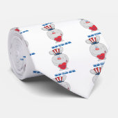 Patriotic Bunny Stropdas (Opgerold)