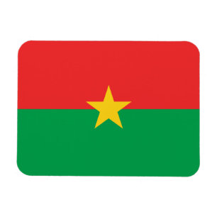 Patriotic Burkina Faso Flag Magneet