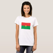 Patriotic Burkina Faso Flag T-shirt (Voorkant volledig)