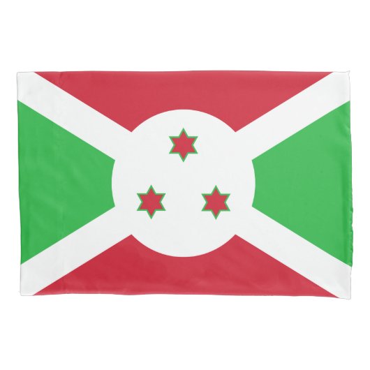 Patriotic Burundi Flag Kussensloop (Voorkant)