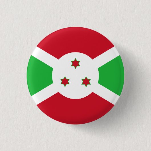 Patriotic Burundi Flag Ronde Button 3,2 Cm (Voorkant)
