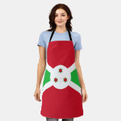 Patriotic Burundi Flag Schort (Gedragen)