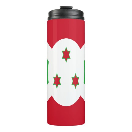 Patriotic Burundi Flag Thermosbeker (Voorkant)