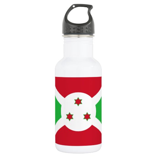 Patriotic Burundi Flag Waterfles (Voorkant)