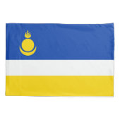 Patriotic Buryatia Flag Kussensloop (Achterkant)