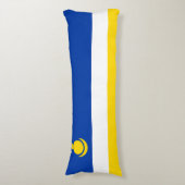 Patriotic Buryatia Flag Lichaamskussen (Voorkant Verticaal)