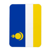 Patriotic Buryatia Flag Magneet (Verticaal)
