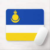 Patriotic Buryatia Flag Muismat (Met muis)