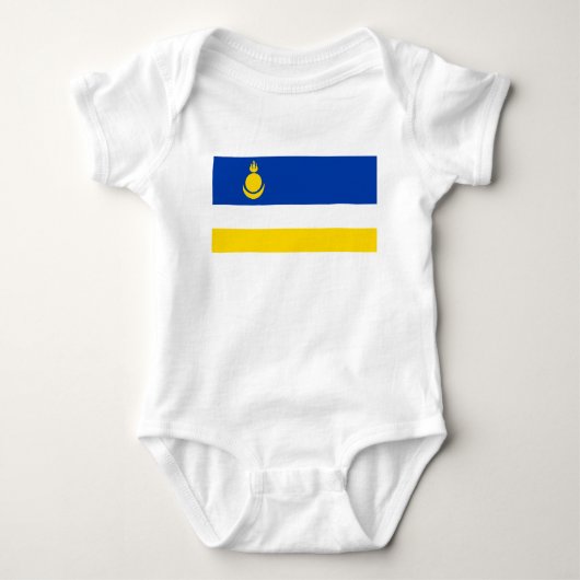 Patriotic Buryatia Flag Romper (Voorkant)
