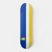Patriotic Buryatia Flag Skateboard (Voorkant)