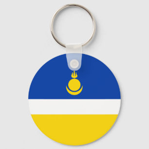 Patriotic Buryatia Flag Sleutelhanger