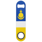 Patriotic Buryatia Flag Speed Flessenopener (Voorkant)