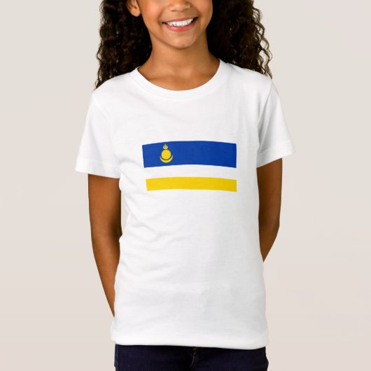 Patriotic Buryatia Flag T-shirt (Voorkant)