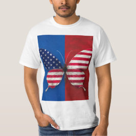 "Patriotic Butterfly" - a t-shirt design featuring