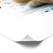 Patriotic Canine POSTER Perfect Poster (Hoek)