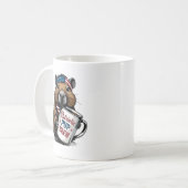 Patriotic Capybara Coffee Mug Koffiemok (Voorkant links)