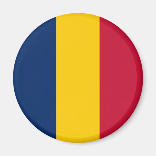 Patriotic Chad Flag Magneet (Voorkant)
