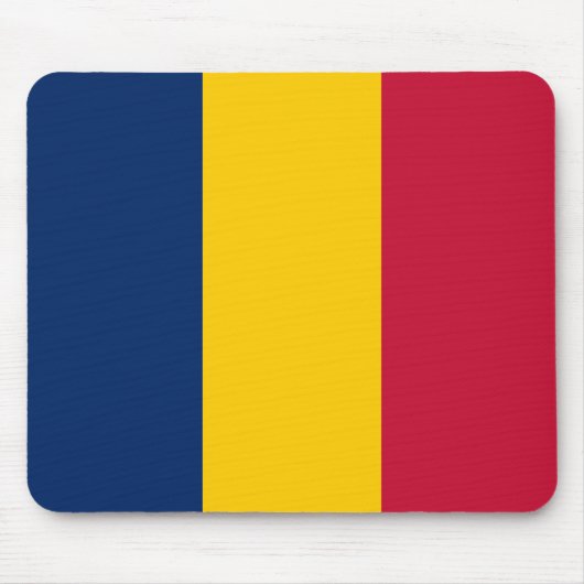Patriotic Chad Flag Muismat (Voorkant)