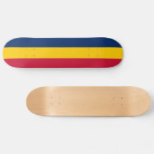 Patriotic Chad Flag Skateboard (Horizontaal)