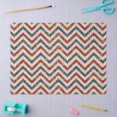 Patriotic Chevron Pattern Tissuepapier (Craft)