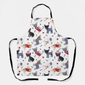 Patriotic Chihuahua Pattern Schort (Voorkant)