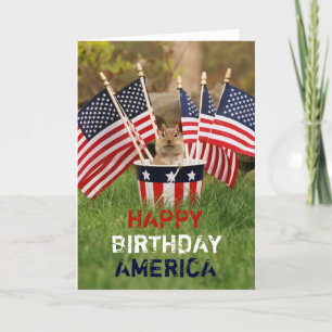 Patriotic Chipmunk Kaart