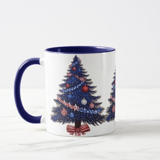 Patriotic Christmas Mug Mok (Links)