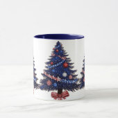 Patriotic Christmas Mug Mok (Midden)