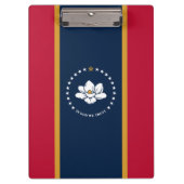 Patriotic Clipboard with flag of Mississippi, USA Klembord (Voorkant)
