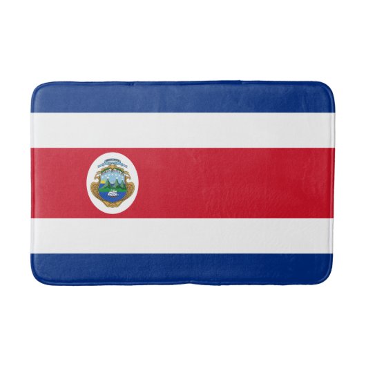 Patriotic Costa Rica Flag Badmat (Voorkant)
