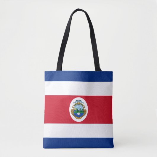 Patriotic Costa Rica Flag Draagtas (Voorkant)
