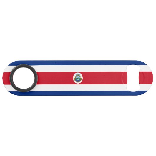 Patriotic Costa Rica Flag Speed Flessenopener (Voorkant (Horizontaal))