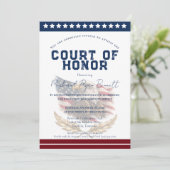 Patriotic Court of Honor Invitation (Debout devant)