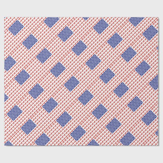 Patriotic Dachshund Cadeaupapier (Vlak)