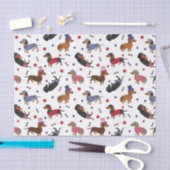 Patriotic Dachshund Tissuepapier (Craft)