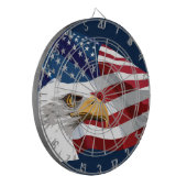Patriotic Dart Board Dartbord (Voorkant Links)