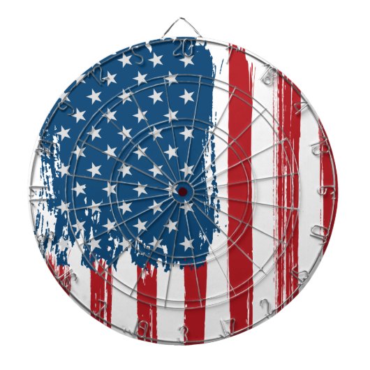 Patriotic Dart Board Dartbord (Voorkant)