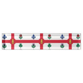 Patriotic desk nameplate with Flag of Montreal Naambordje (Voorkant)