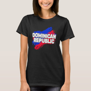 Patriotic Dominicana Pride Dominicaanse Repub T-shirt