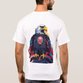 Patriotic Eagle Art T-shirt (Achterkant)