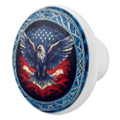 Patriotic Eagle Keramische Knop (Rechts)