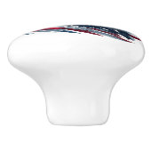 Patriotic Eagle keramische knop (Zijkant)