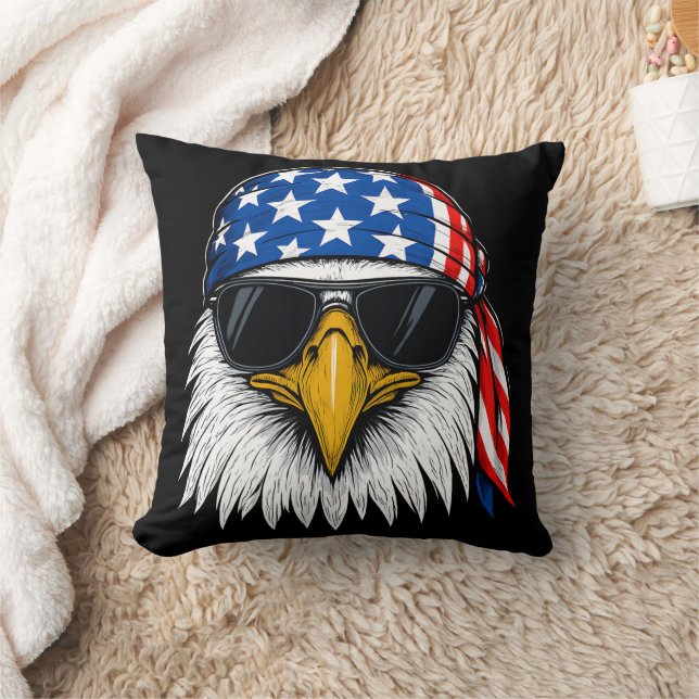 Patriotic Eagle Kussen (Deken)