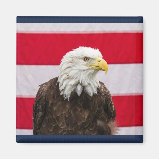 Patriotic Eagle Magneet (Voorkant)