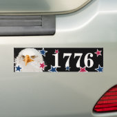 Patriotic Eagle Mailbox Numbers Festive Americana Bumpersticker (Op auto)