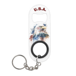 Patriotic Eagle Mini Flessenopener
