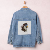 Patriotic Eagle Mullet Vintage Engraving Vector De (Hangar)