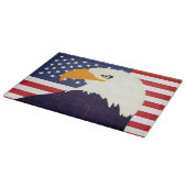 Patriotic Eagle Snijplank (Hoek)