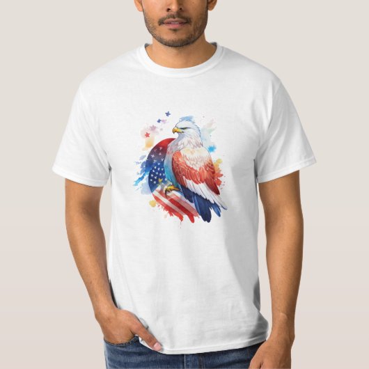 Patriotic Eagle T-shirt (Voorkant)
